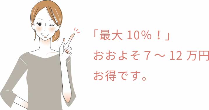 説明する女性イラスト